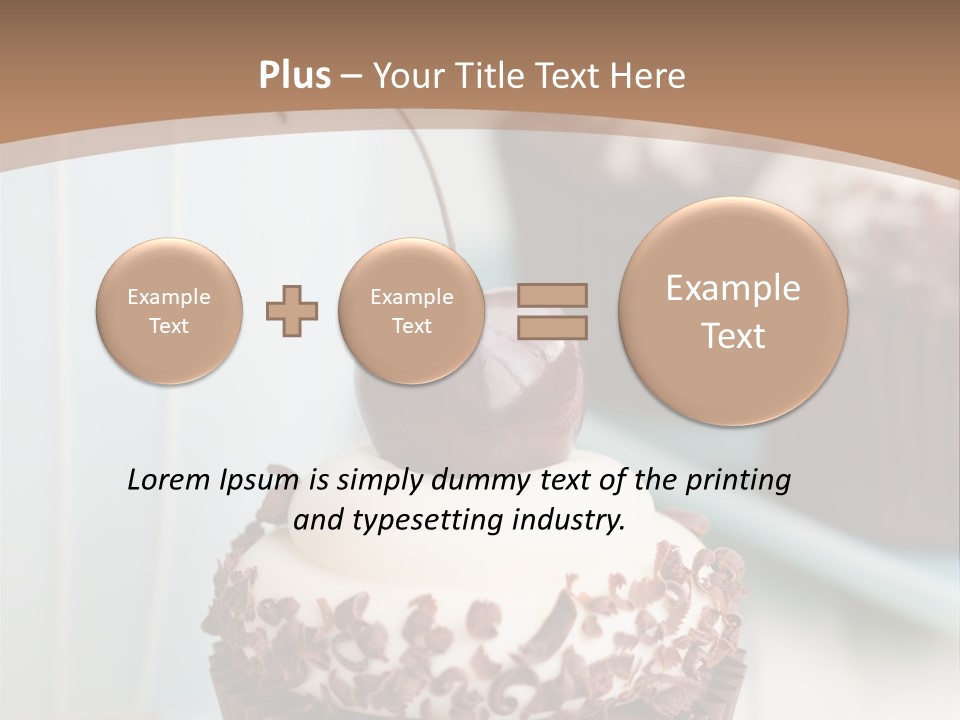 Cupcake Tea Whipped PowerPoint Template