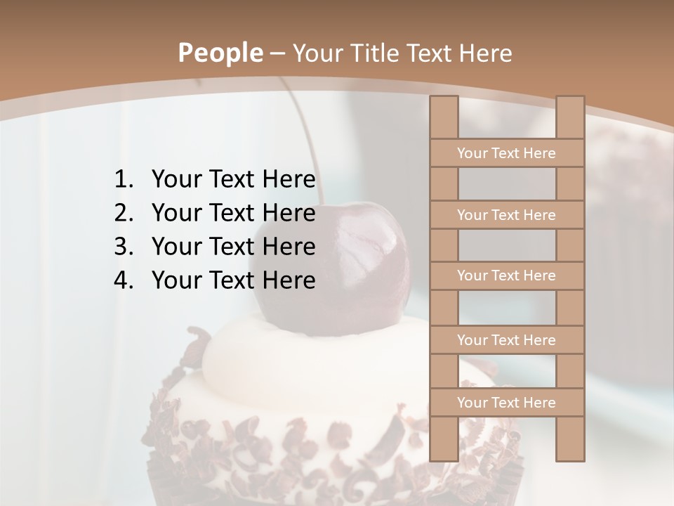 Cupcake Tea Whipped PowerPoint Template