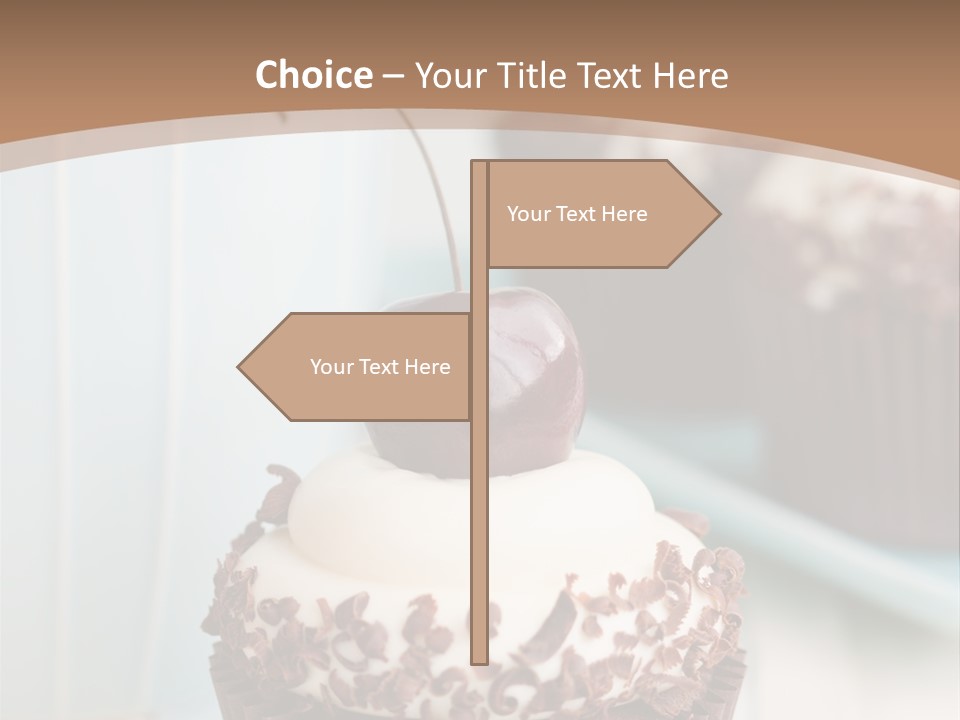 Cupcake Tea Whipped PowerPoint Template