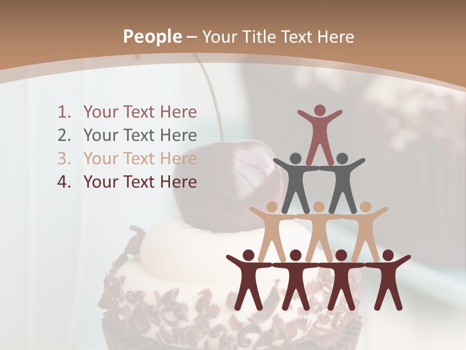 Cupcake Tea Whipped PowerPoint Template