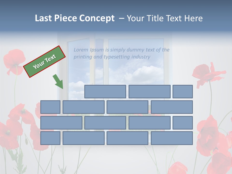 Scarlet Indoors Interior PowerPoint Template