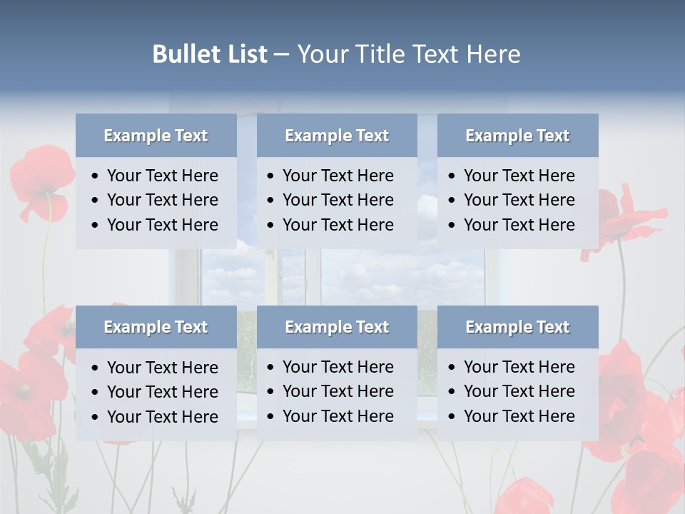 Scarlet Indoors Interior PowerPoint Template