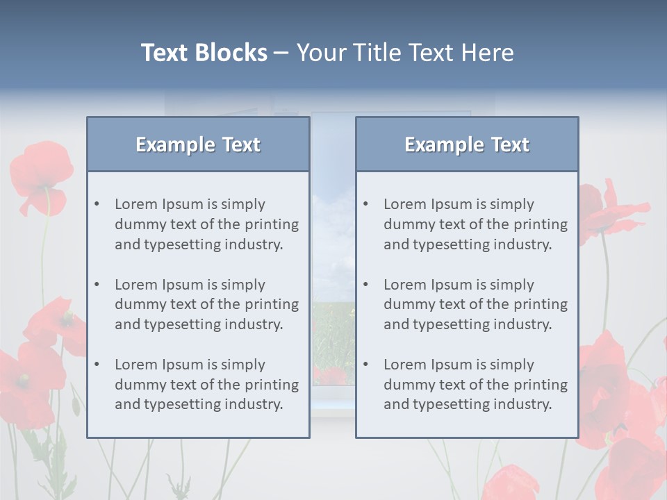 Scarlet Indoors Interior PowerPoint Template