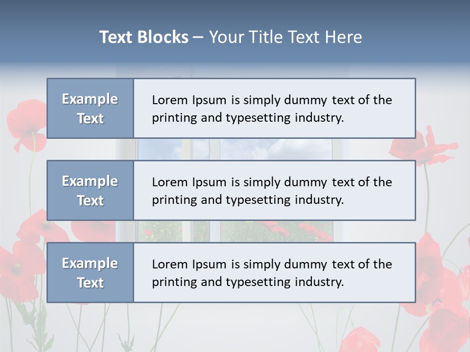 Scarlet Indoors Interior PowerPoint Template