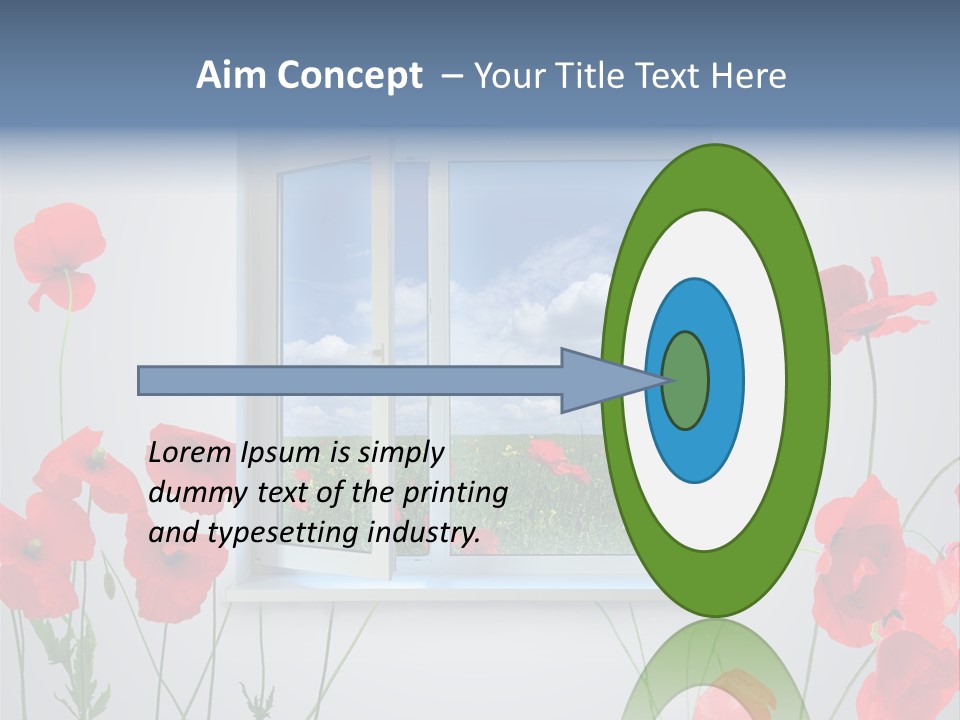 Scarlet Indoors Interior PowerPoint Template