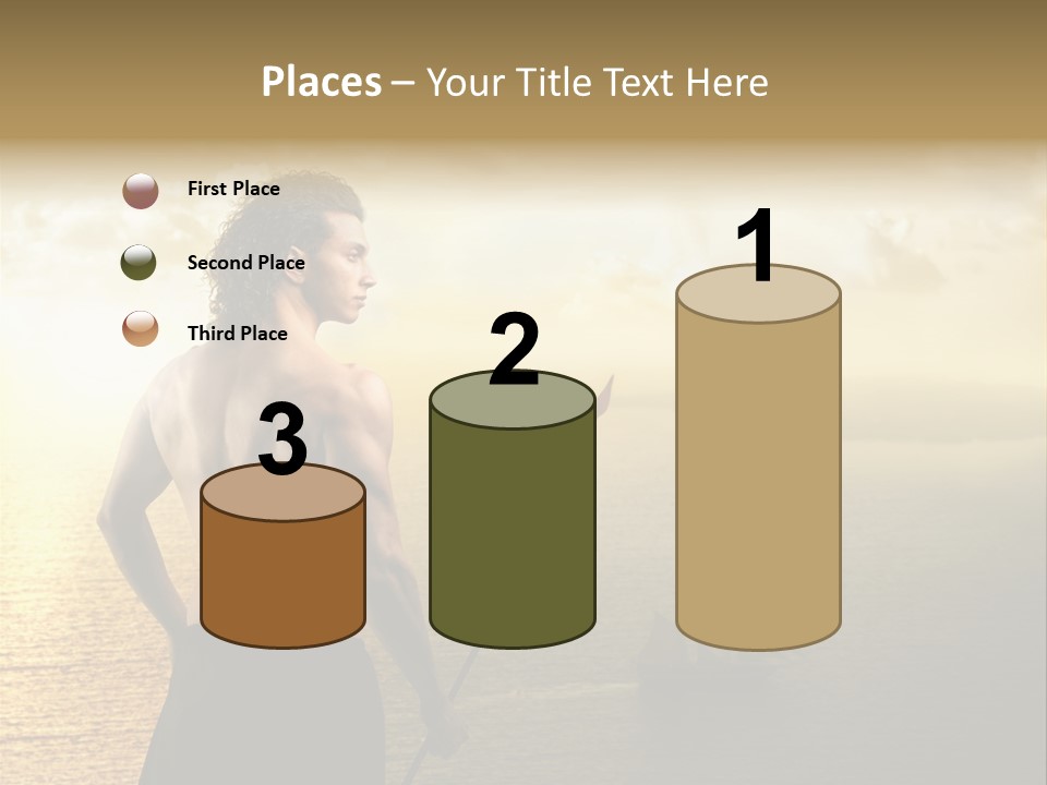 Galleon Fight Naked PowerPoint Template