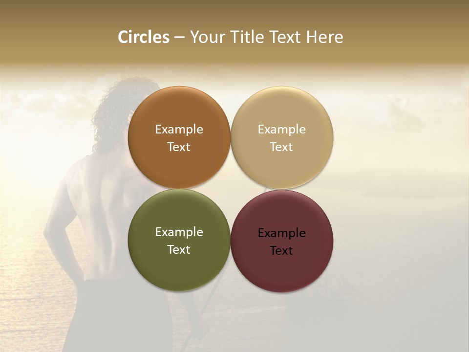 Galleon Fight Naked PowerPoint Template