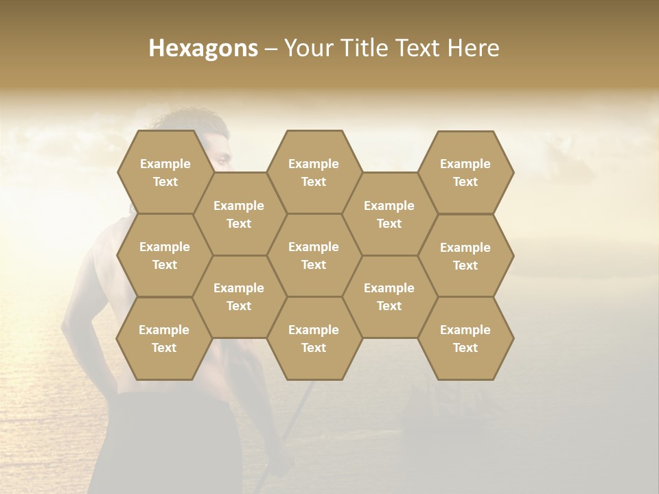 Galleon Fight Naked PowerPoint Template