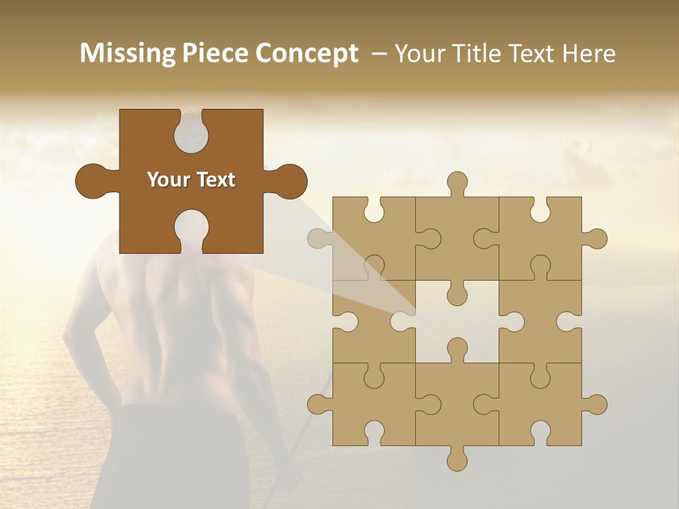 Galleon Fight Naked PowerPoint Template