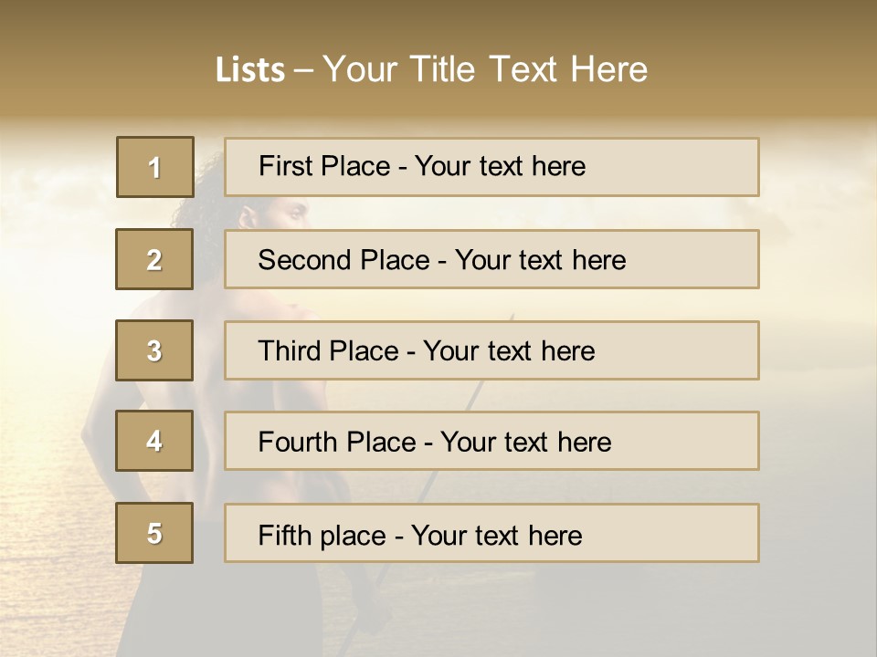 Galleon Fight Naked PowerPoint Template