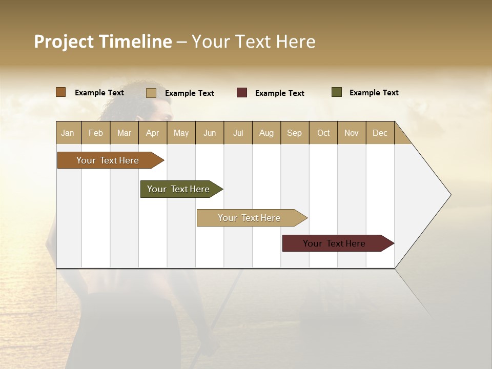 Galleon Fight Naked PowerPoint Template