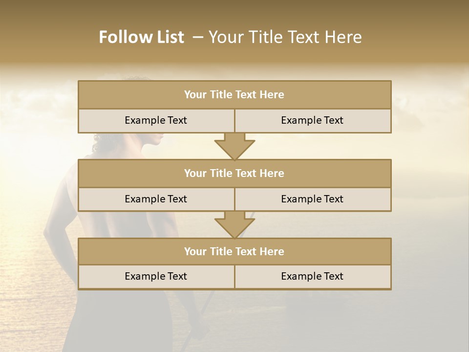 Galleon Fight Naked PowerPoint Template