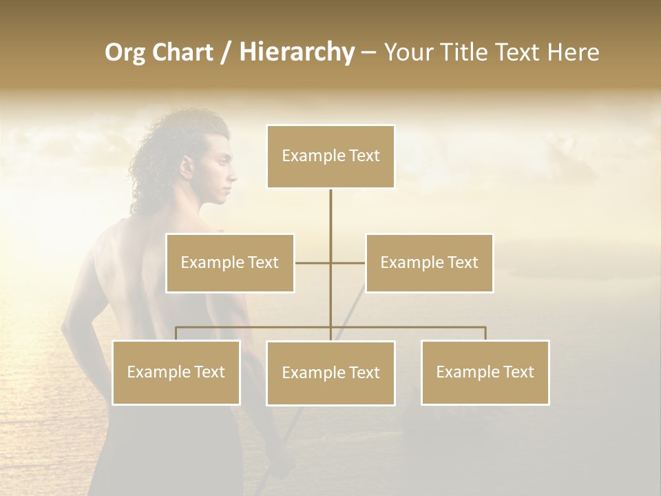 Galleon Fight Naked PowerPoint Template