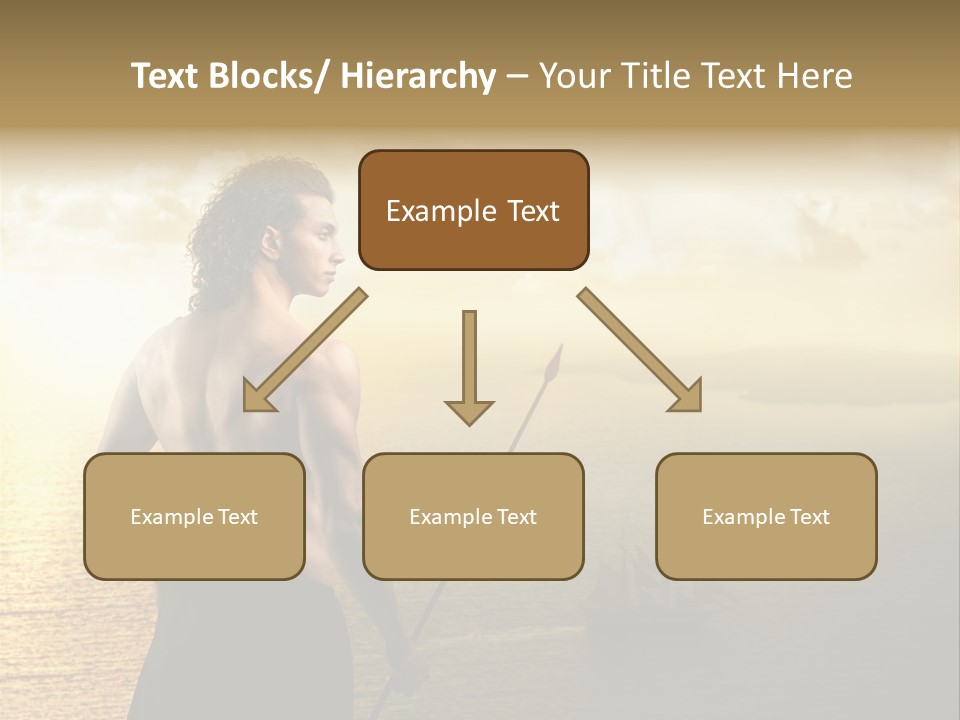Galleon Fight Naked PowerPoint Template