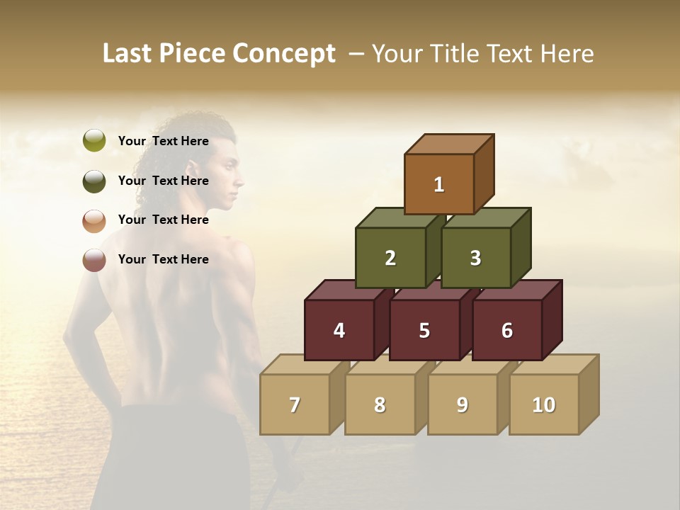 Galleon Fight Naked PowerPoint Template