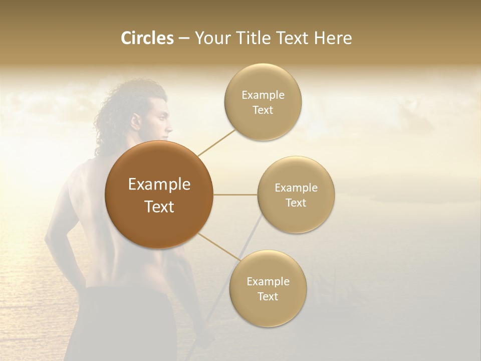 Galleon Fight Naked PowerPoint Template