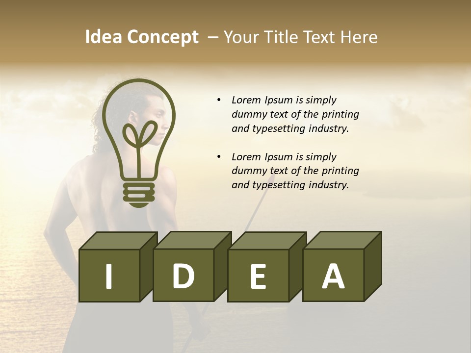 Galleon Fight Naked PowerPoint Template