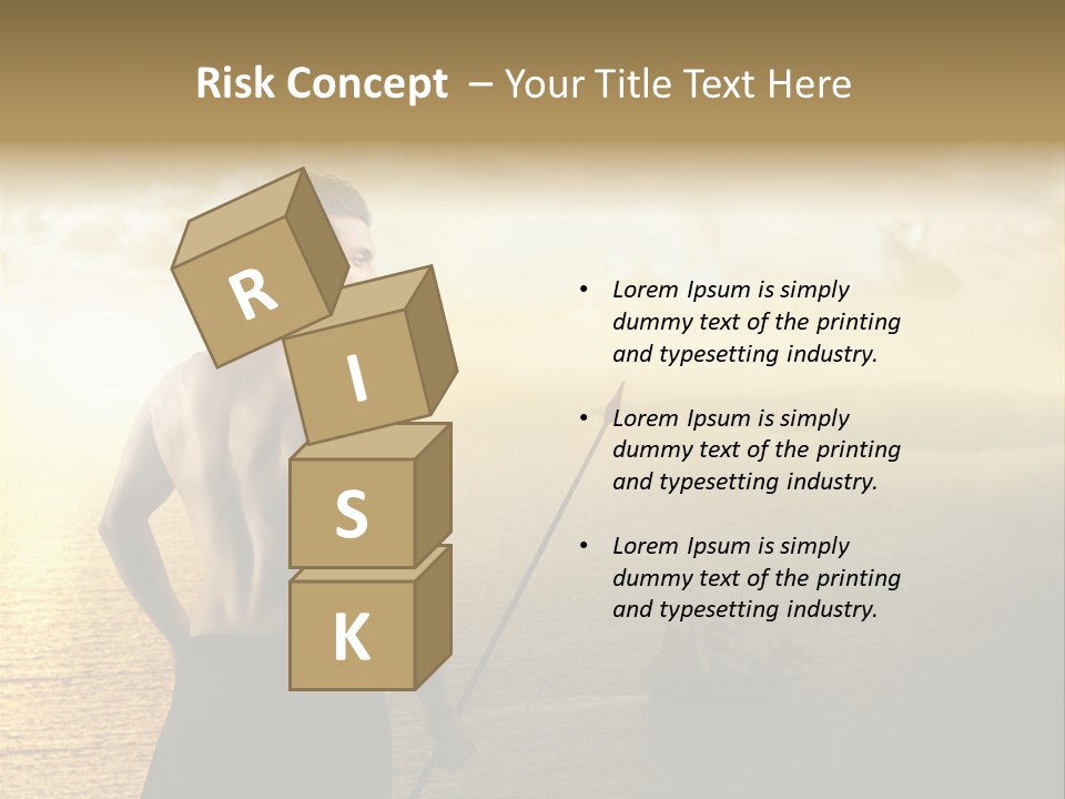 Galleon Fight Naked PowerPoint Template