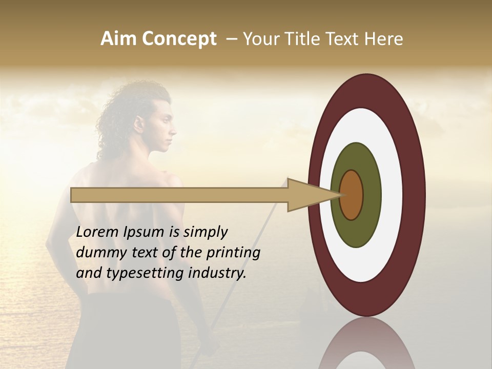 Galleon Fight Naked PowerPoint Template