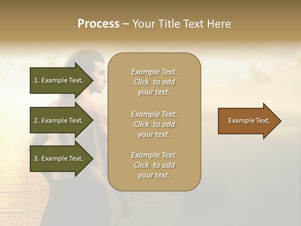 Galleon Fight Naked PowerPoint Template