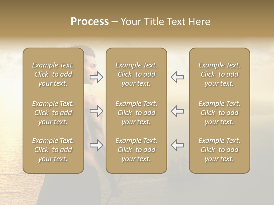Galleon Fight Naked PowerPoint Template