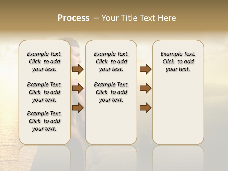Galleon Fight Naked PowerPoint Template