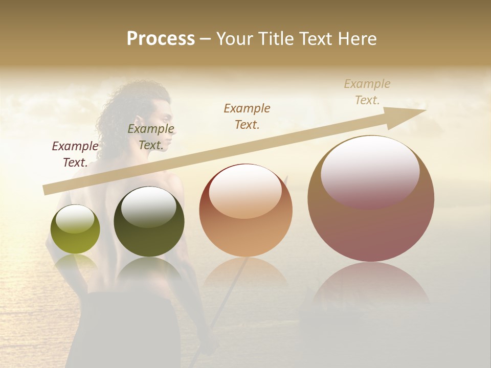 Galleon Fight Naked PowerPoint Template