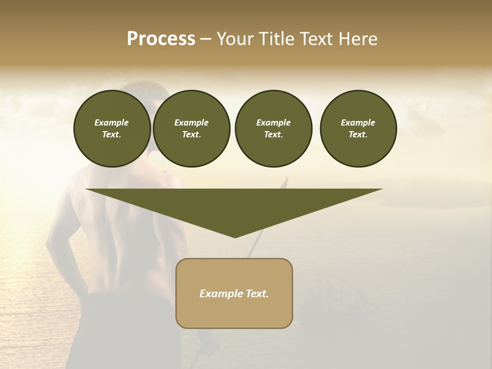 Galleon Fight Naked PowerPoint Template