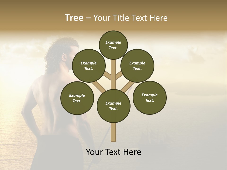 Galleon Fight Naked PowerPoint Template