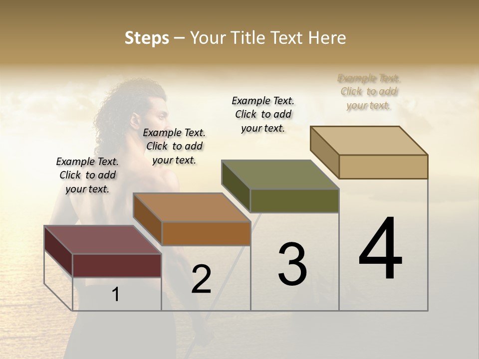 Galleon Fight Naked PowerPoint Template