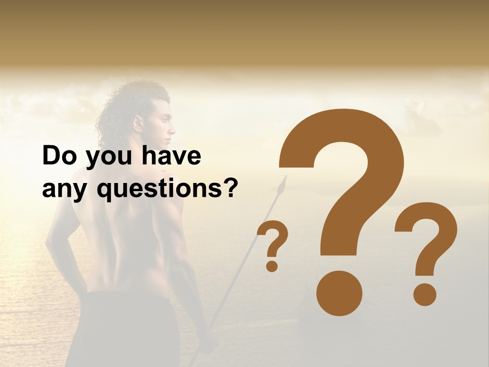 Galleon Fight Naked PowerPoint Template