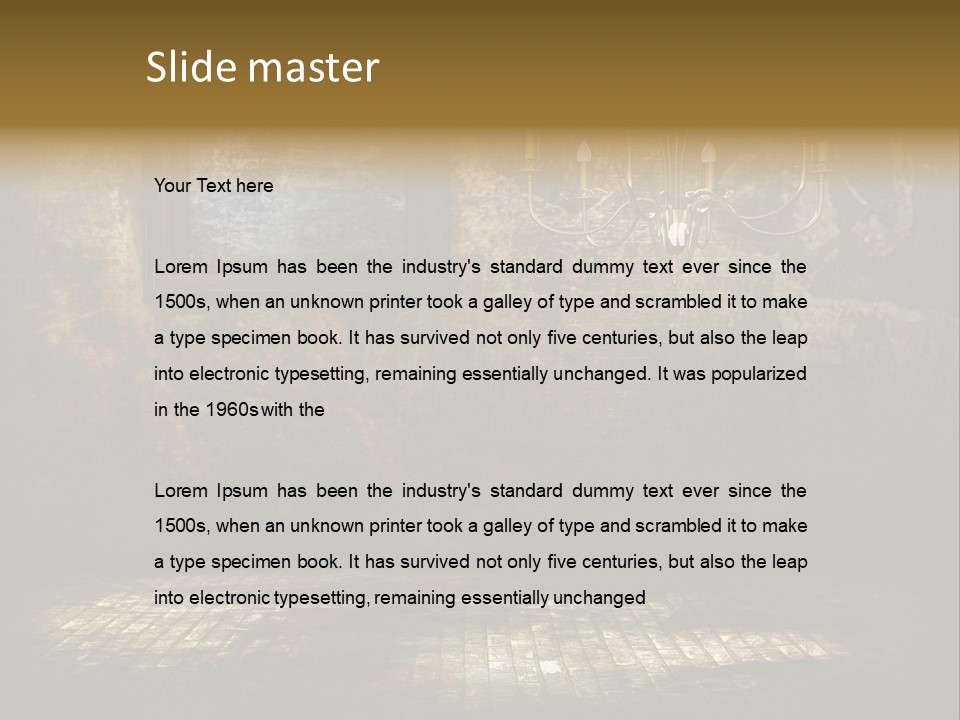 Natural Gray Antique PowerPoint Template