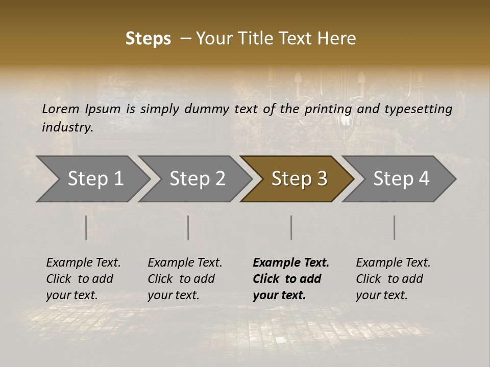 Natural Gray Antique PowerPoint Template