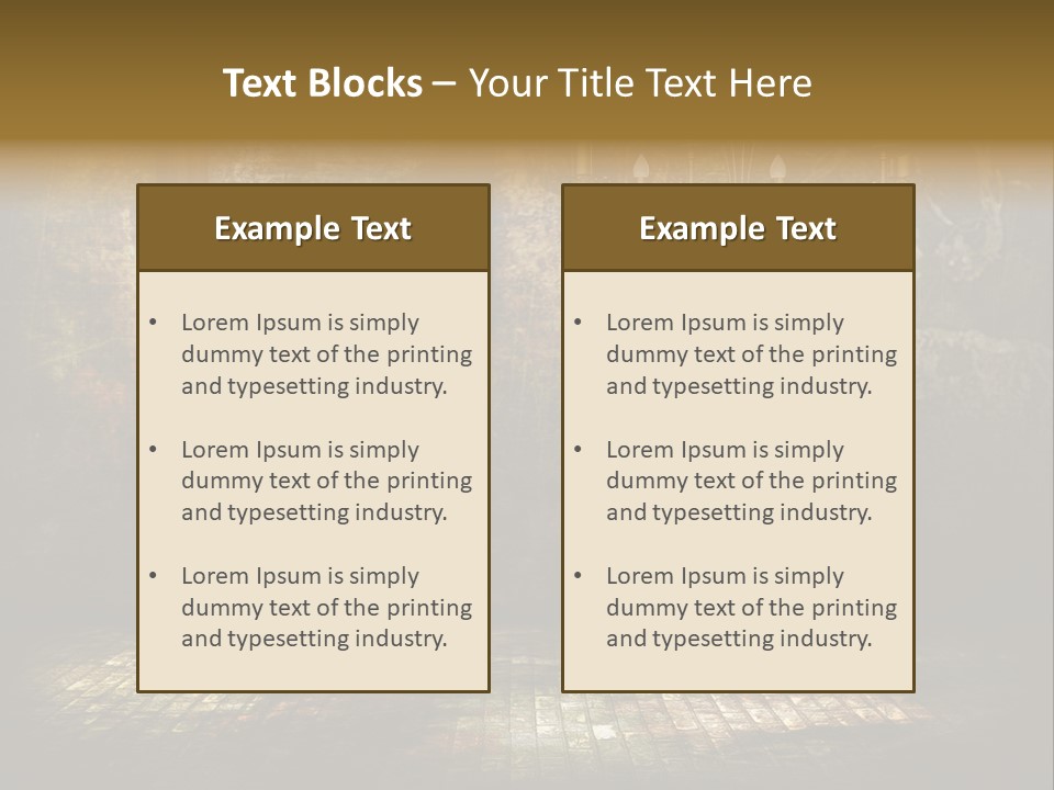 Natural Gray Antique PowerPoint Template