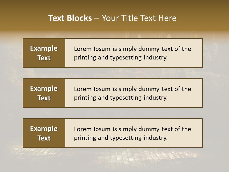 Natural Gray Antique PowerPoint Template
