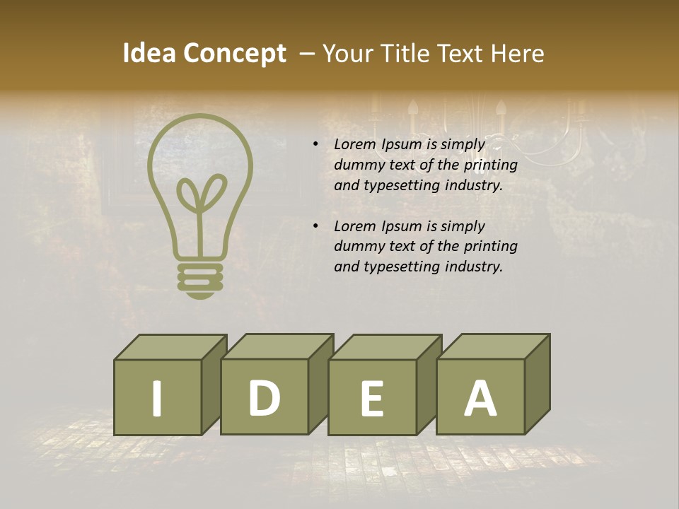 Natural Gray Antique PowerPoint Template