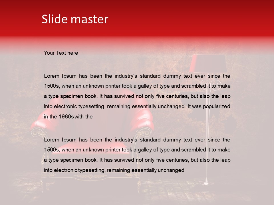 Grunge Interiors PowerPoint Template