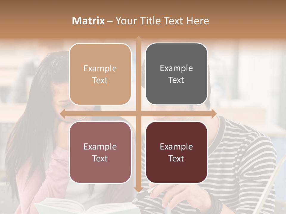 Book Man Teenager PowerPoint Template