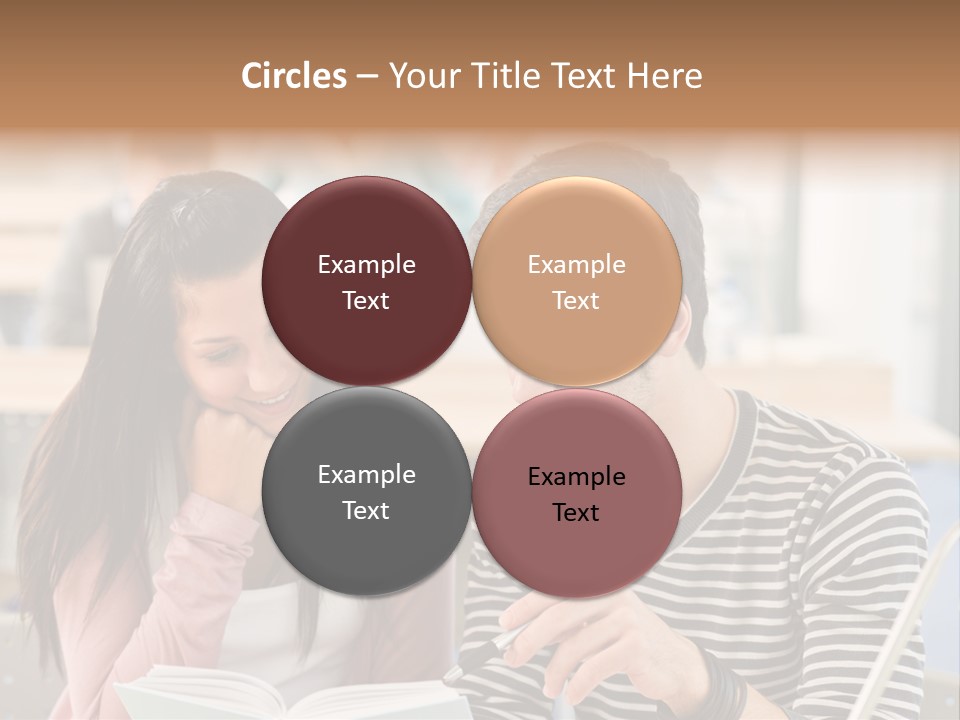 Book Man Teenager PowerPoint Template