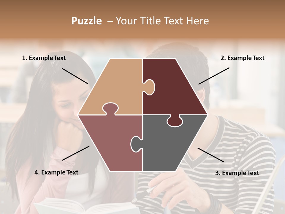 Book Man Teenager PowerPoint Template