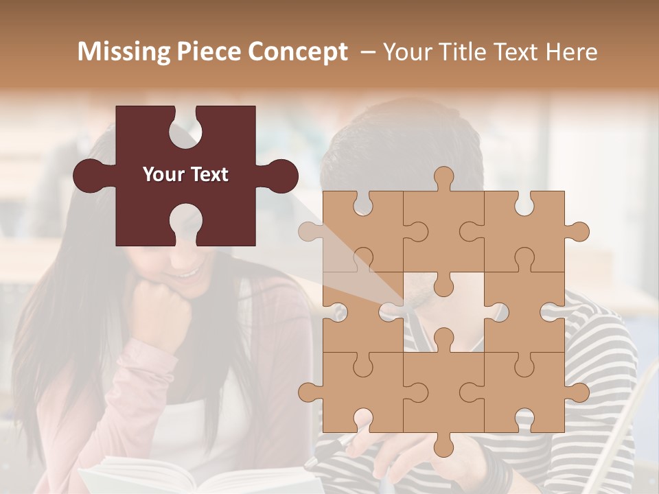 Book Man Teenager PowerPoint Template