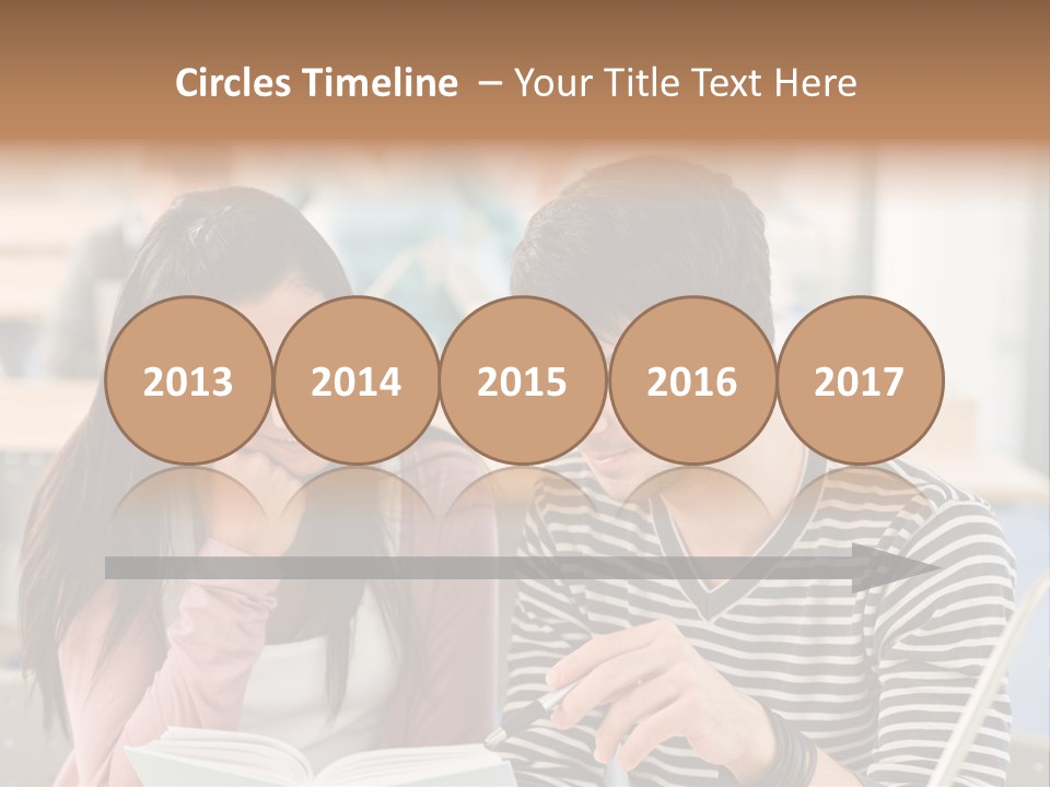 Book Man Teenager PowerPoint Template