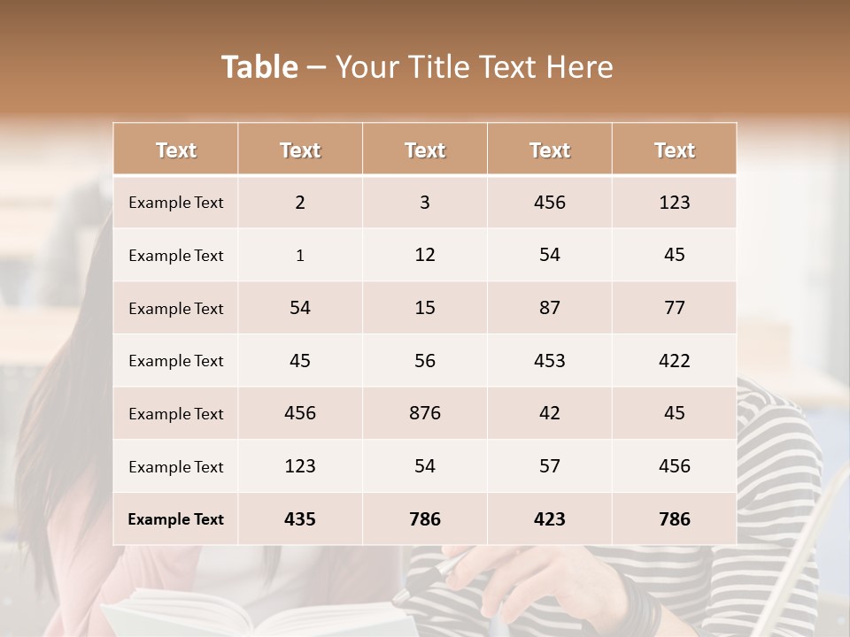 Book Man Teenager PowerPoint Template