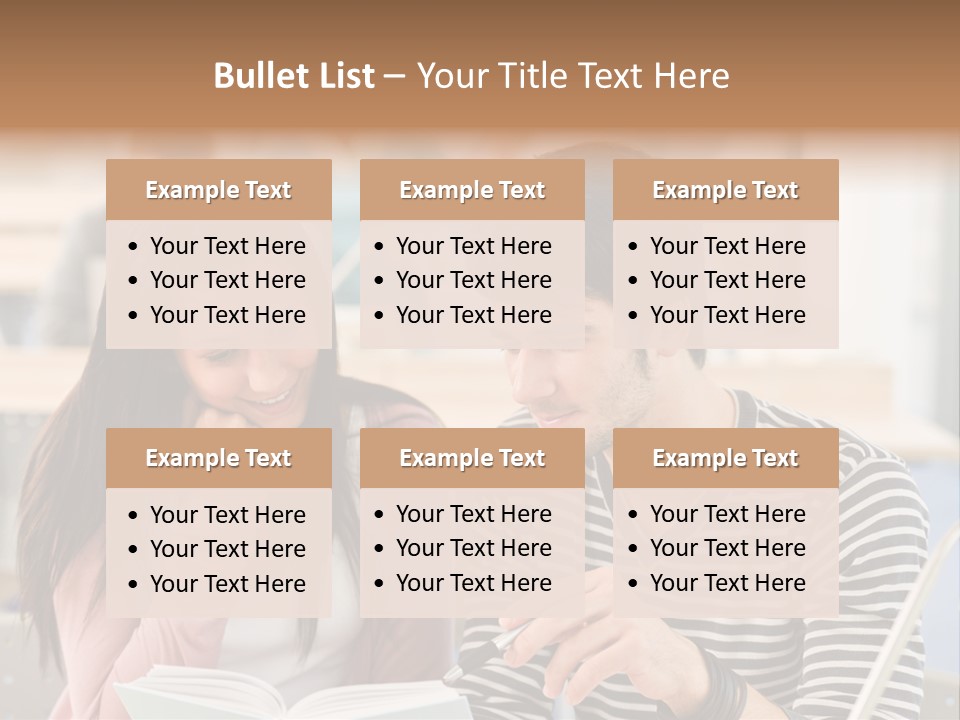 Book Man Teenager PowerPoint Template