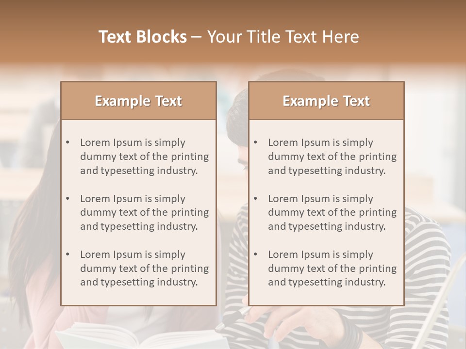 Book Man Teenager PowerPoint Template