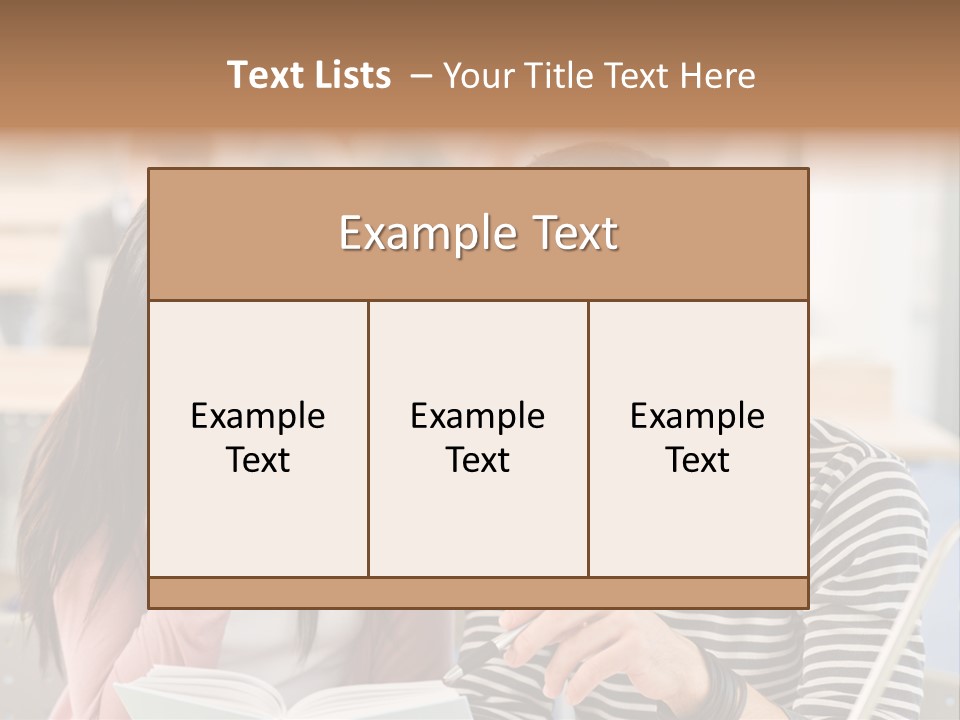 Book Man Teenager PowerPoint Template