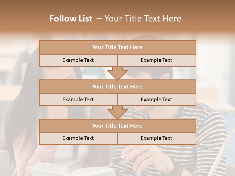 Book Man Teenager PowerPoint Template