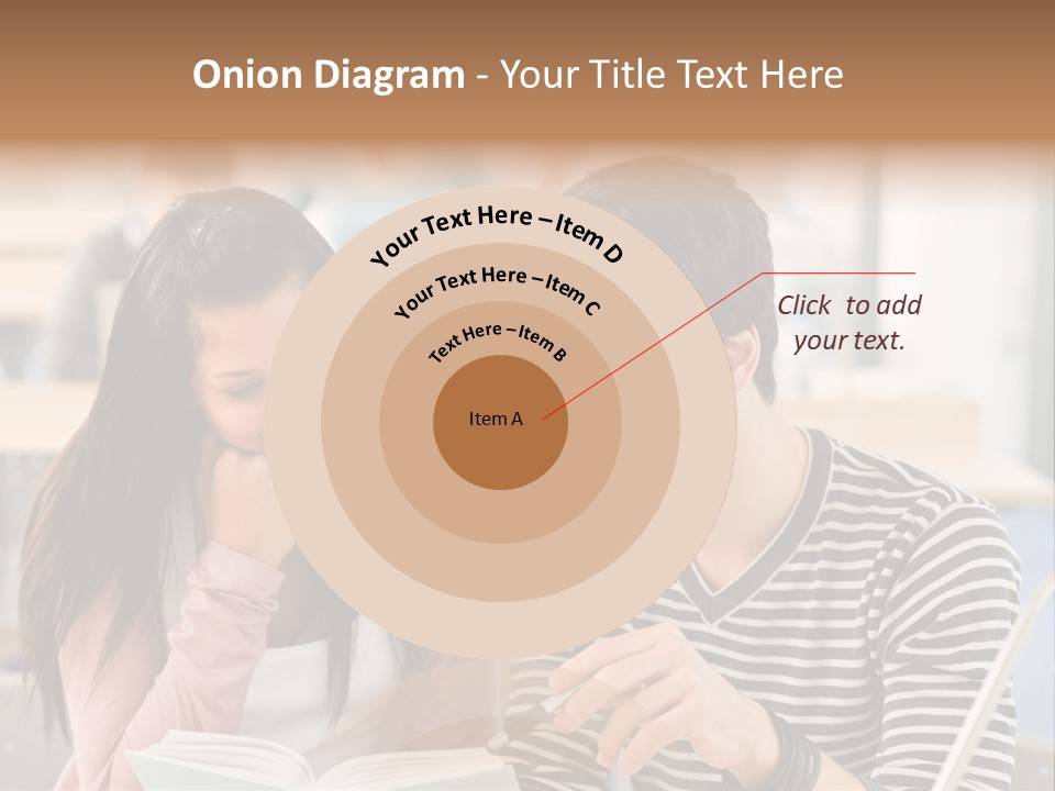 Book Man Teenager PowerPoint Template