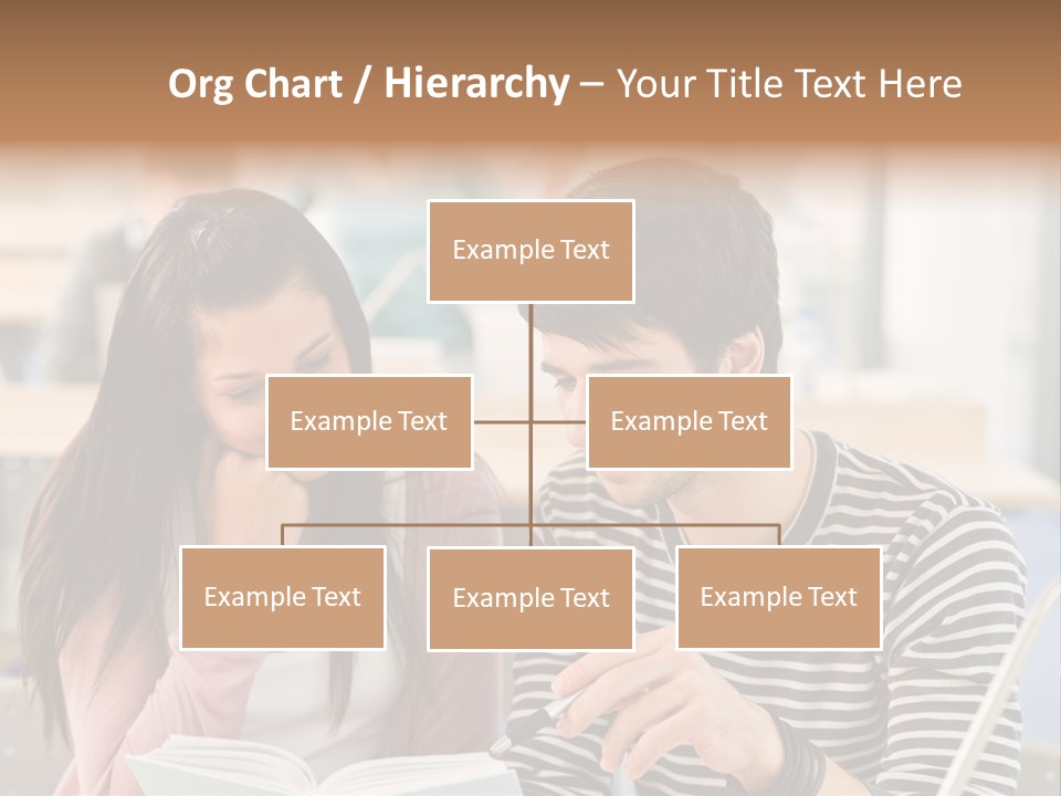 Book Man Teenager PowerPoint Template