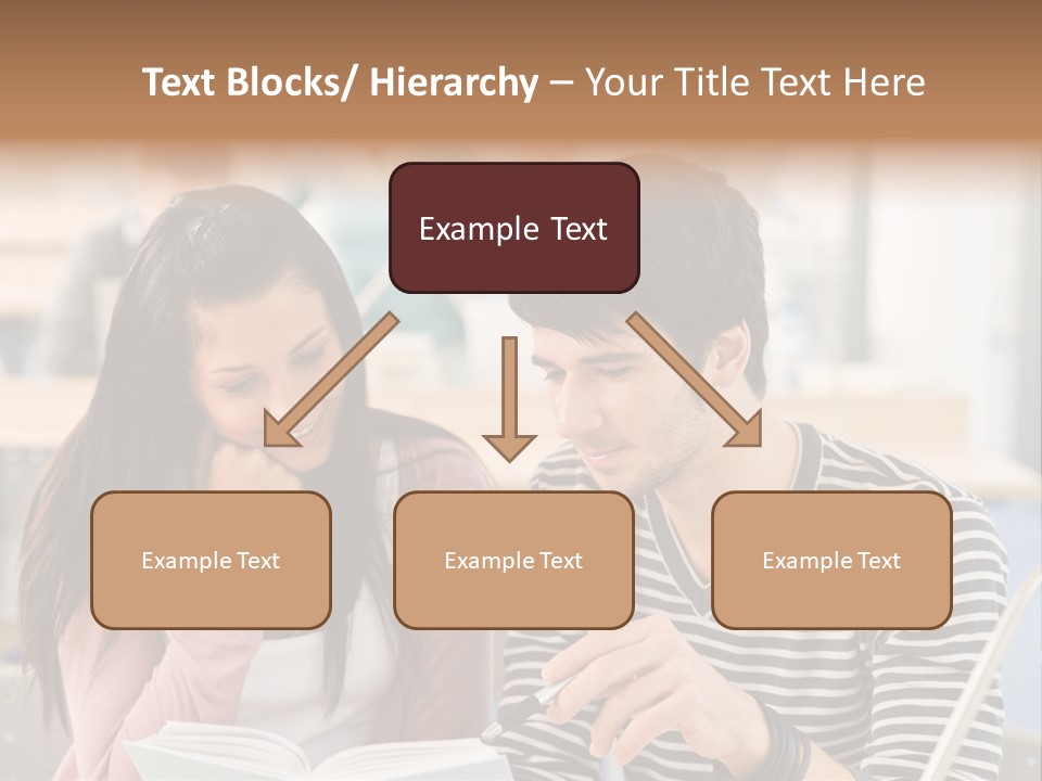 Book Man Teenager PowerPoint Template